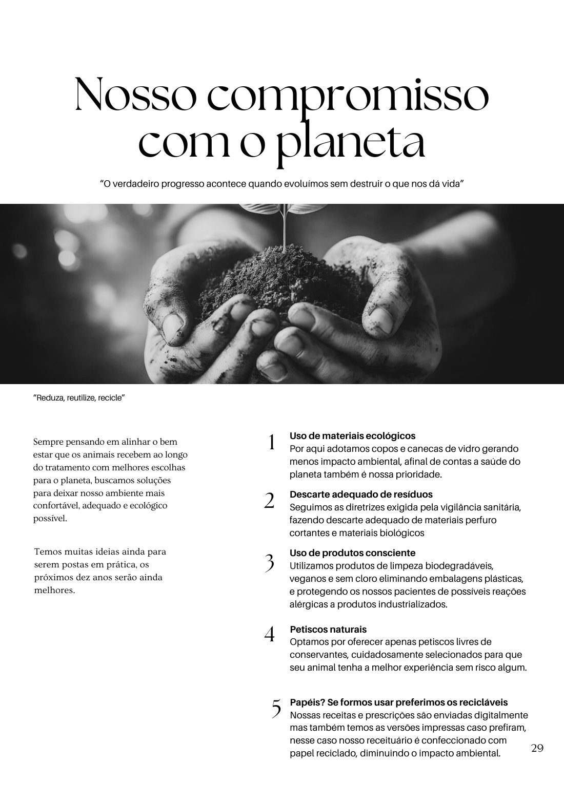 Nosso compromisso com o planeta — página 29